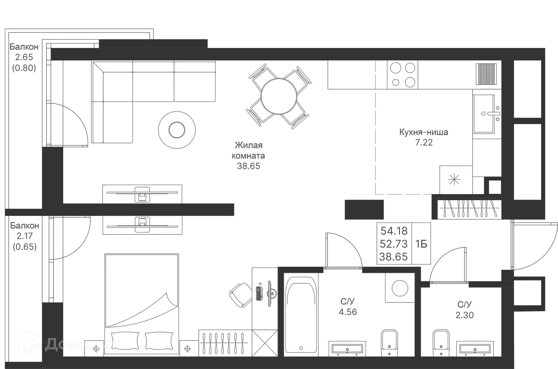Фото квартиры в ЖК Мой Ритм