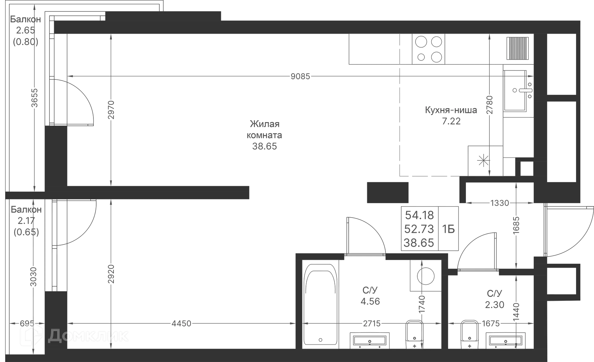 Фото квартиры в ЖК Мой Ритм