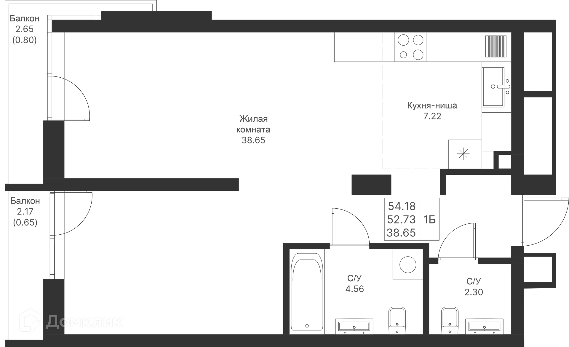 Фото квартиры в ЖК Мой Ритм