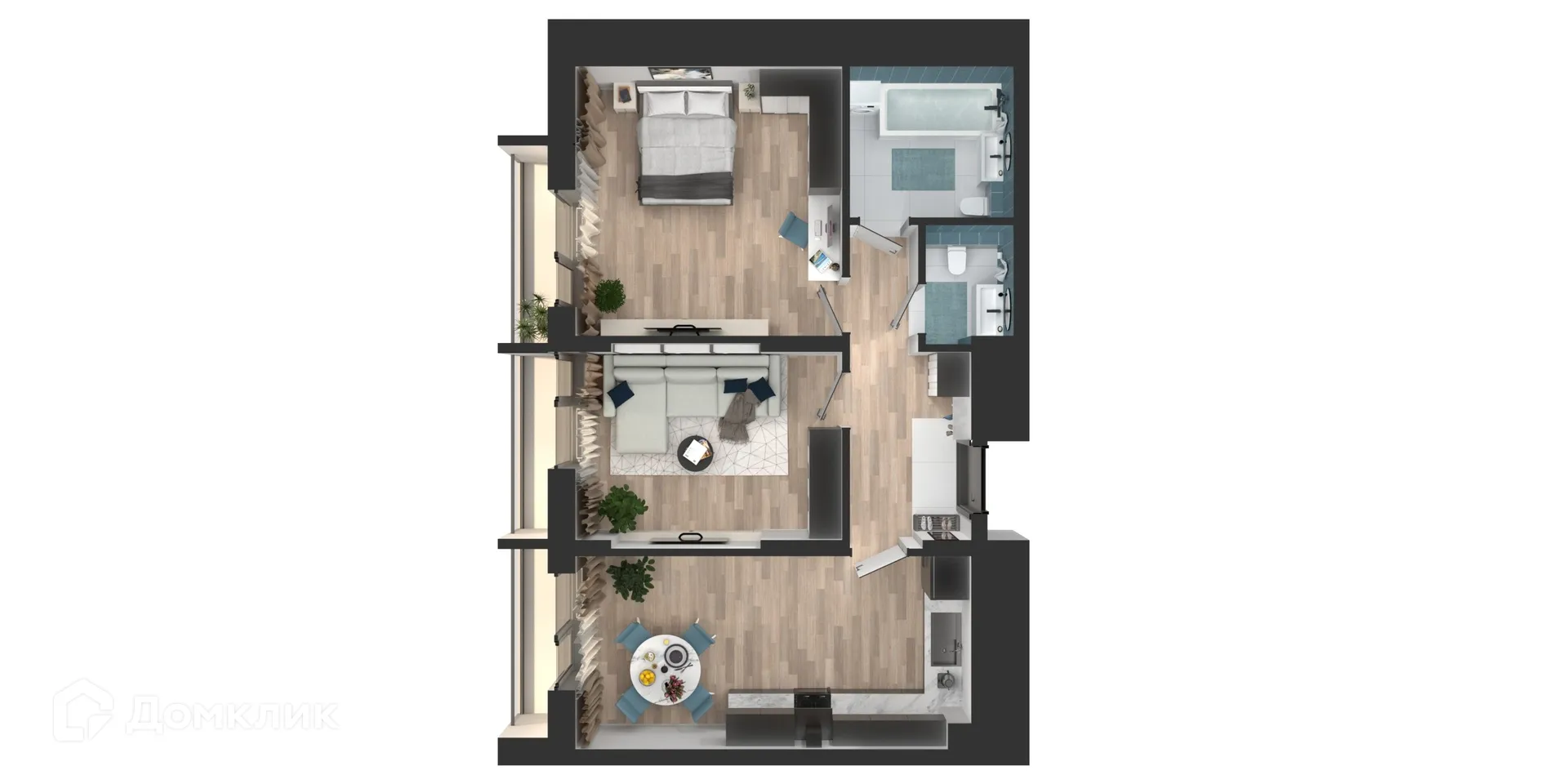 Фото квартиры в ЖК Мой Ритм