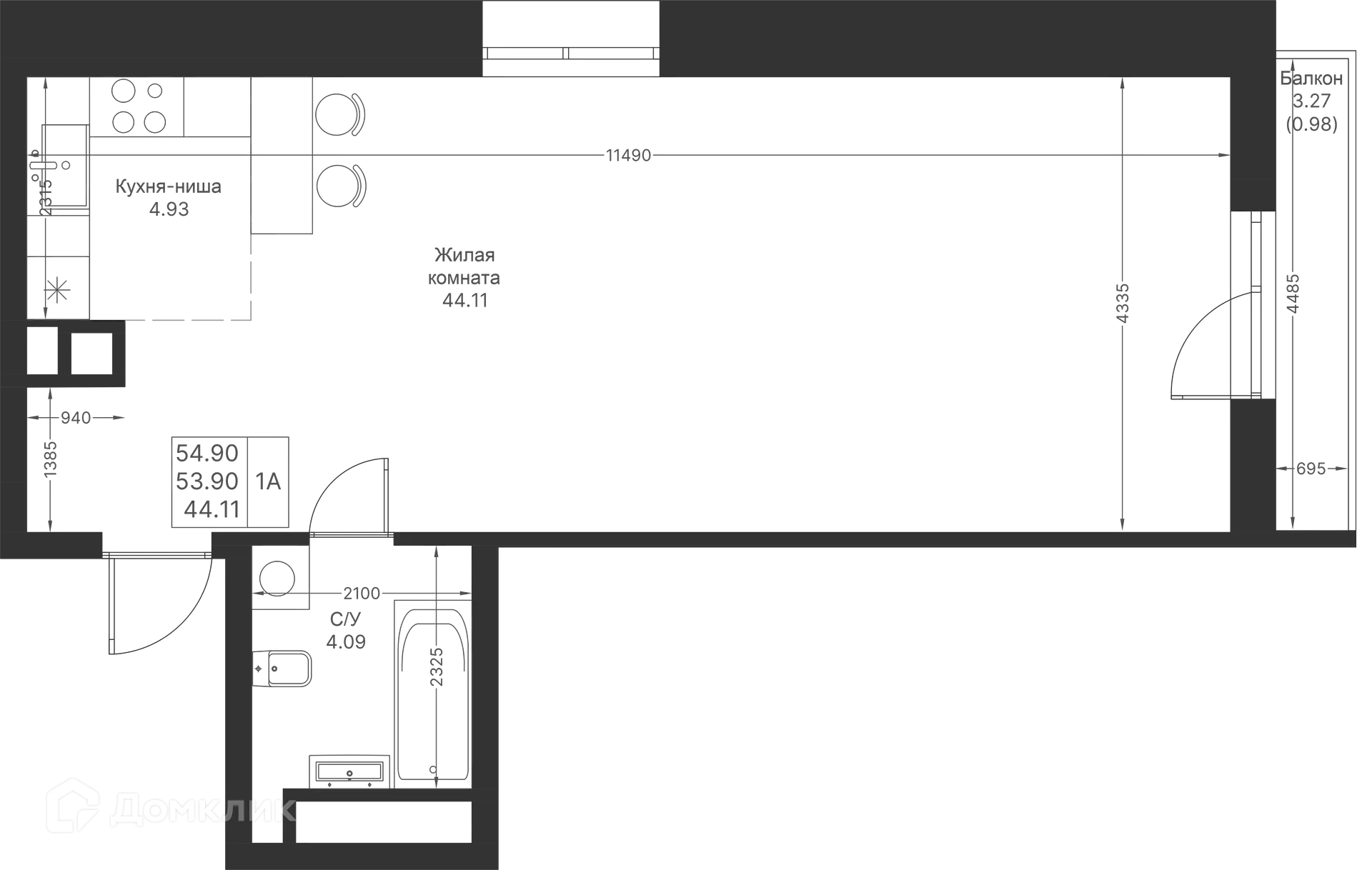 Фото квартиры в ЖК Мой Ритм