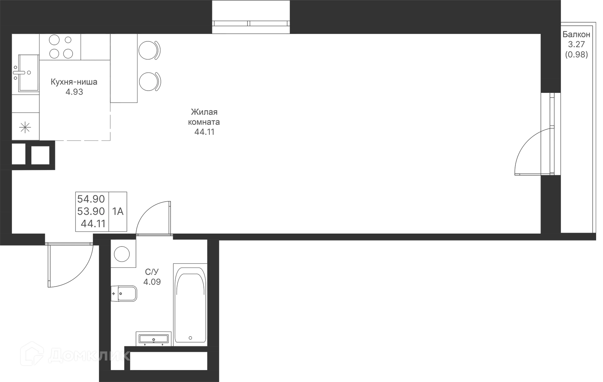 Фото квартиры в ЖК Мой Ритм