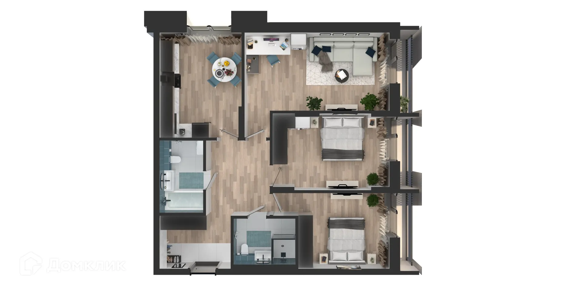 Фото квартиры в ЖК Мой Ритм