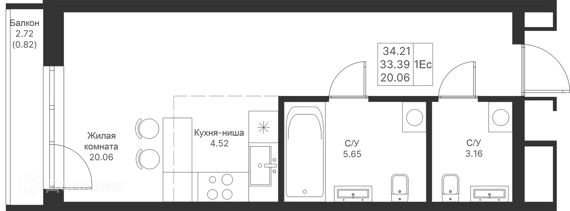 Фото квартиры в ЖК Мой Ритм