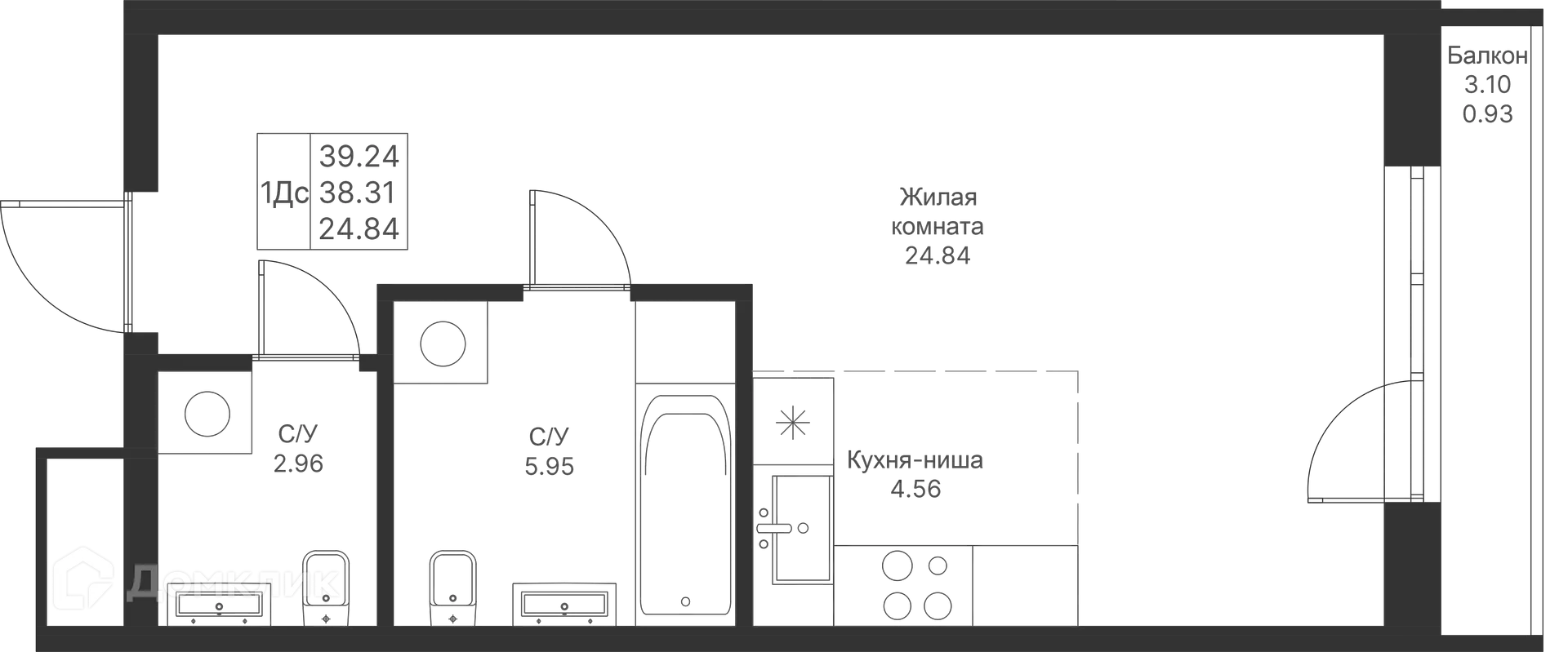Фото квартиры в ЖК Мой Ритм