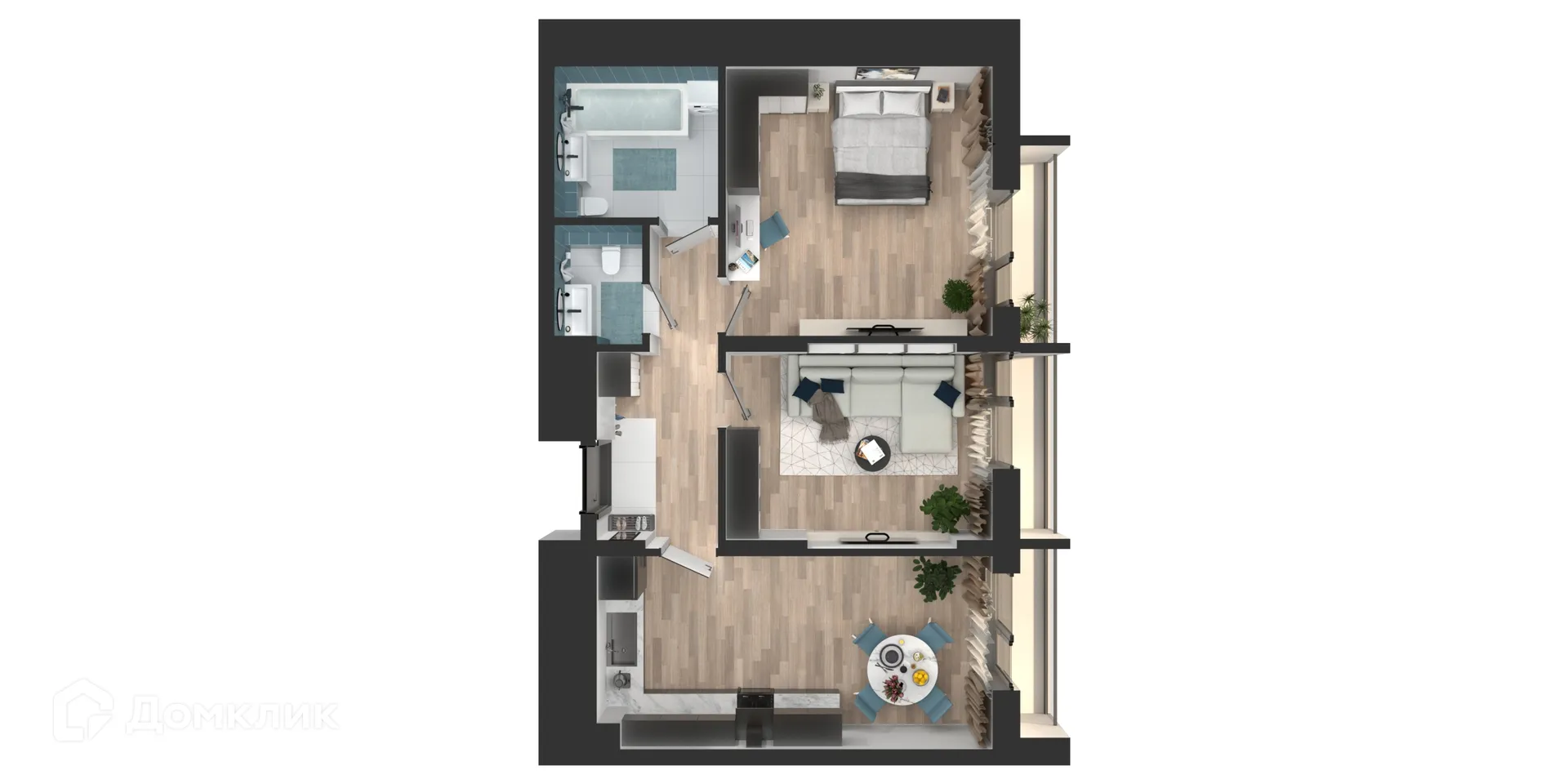 Фото квартиры в ЖК Мой Ритм