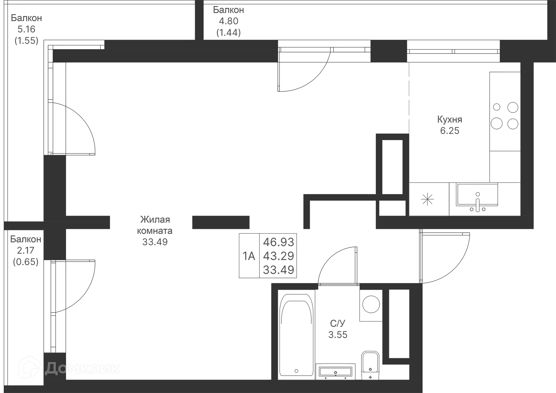 Фото квартиры в ЖК Мой Ритм