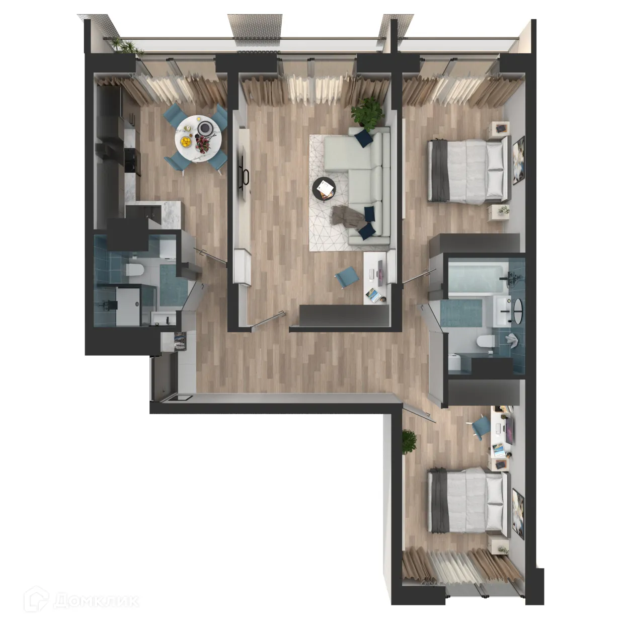 Фото квартиры в ЖК Мой Ритм