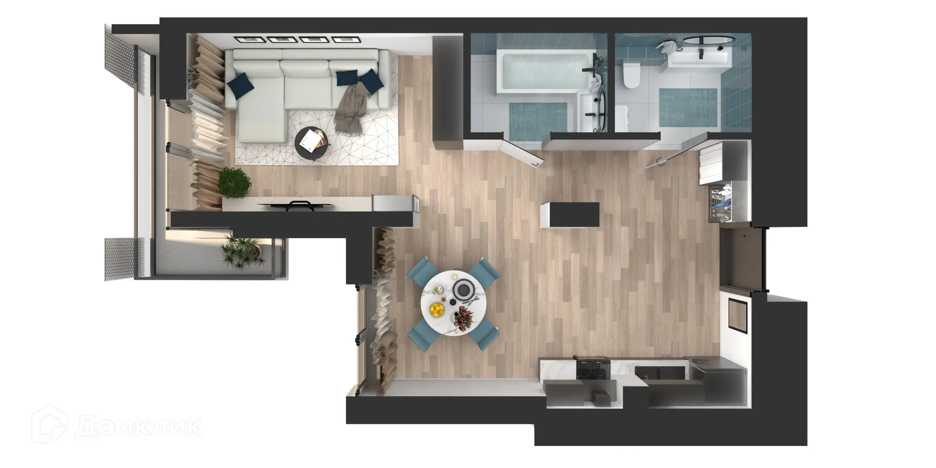 Фото квартиры в ЖК Мой Ритм