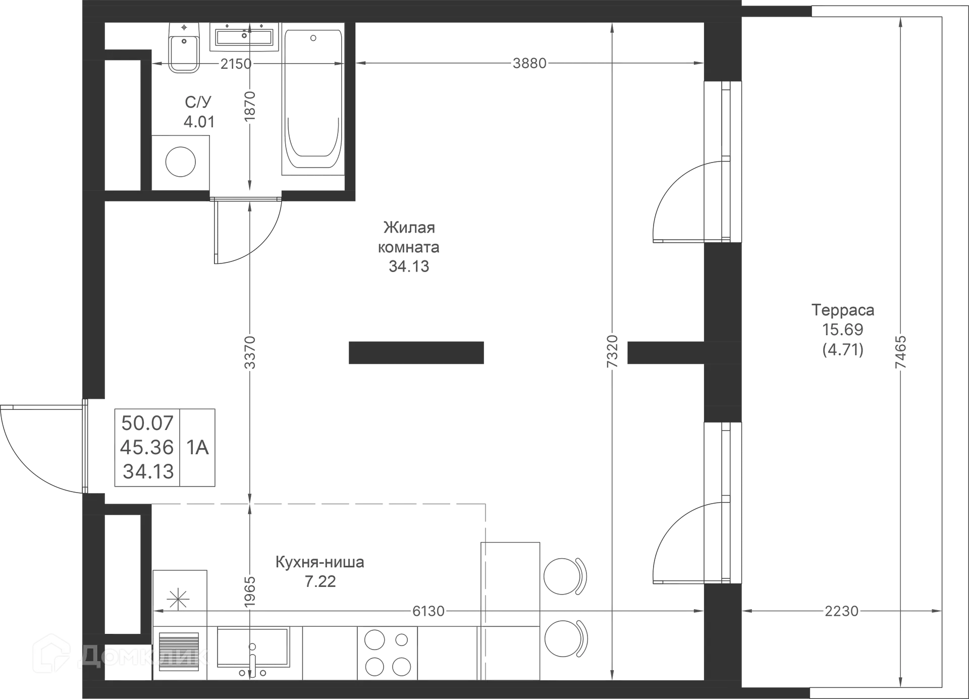 Фото квартиры в ЖК Мой Ритм
