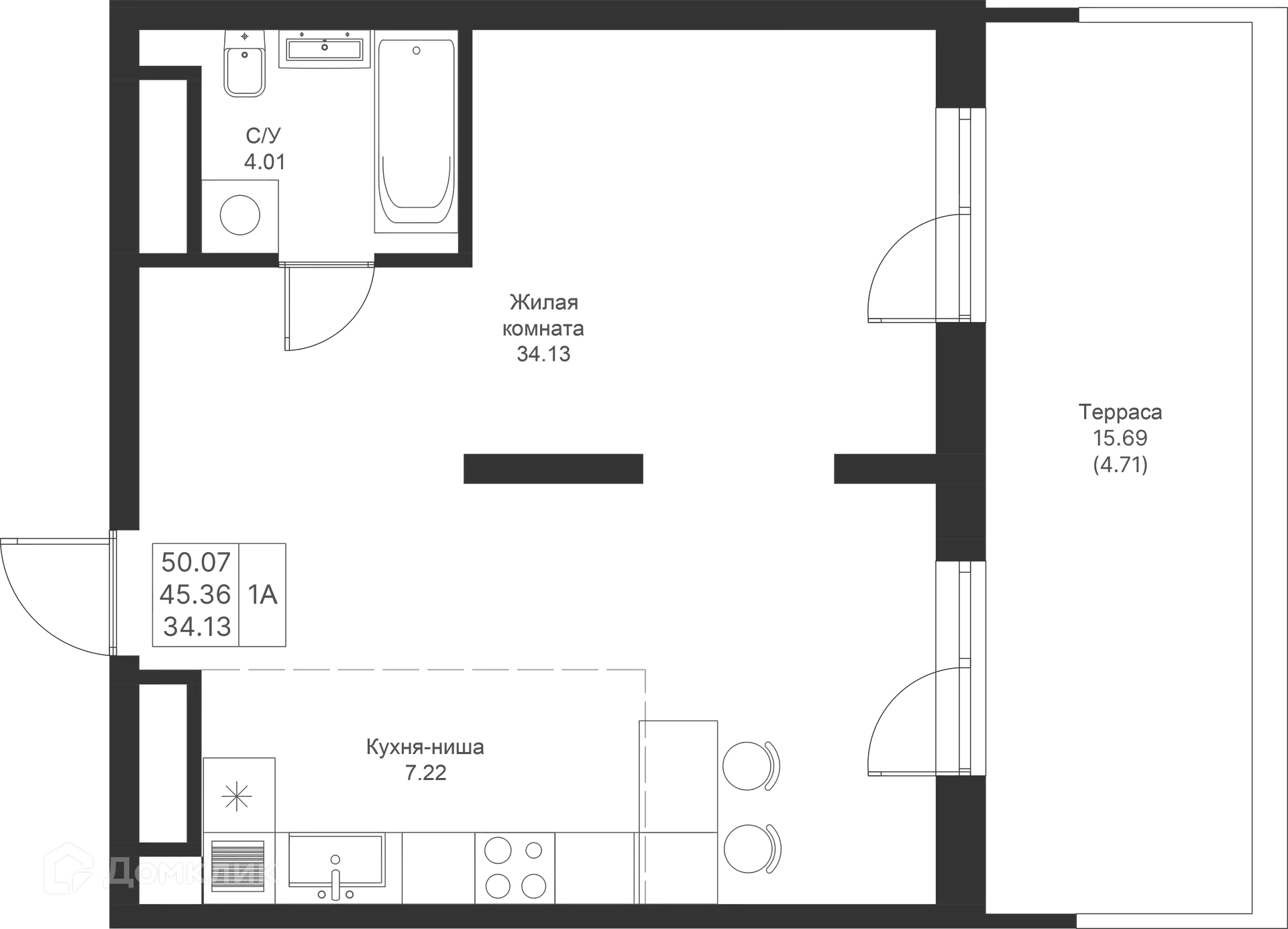 Фото квартиры в ЖК Мой Ритм