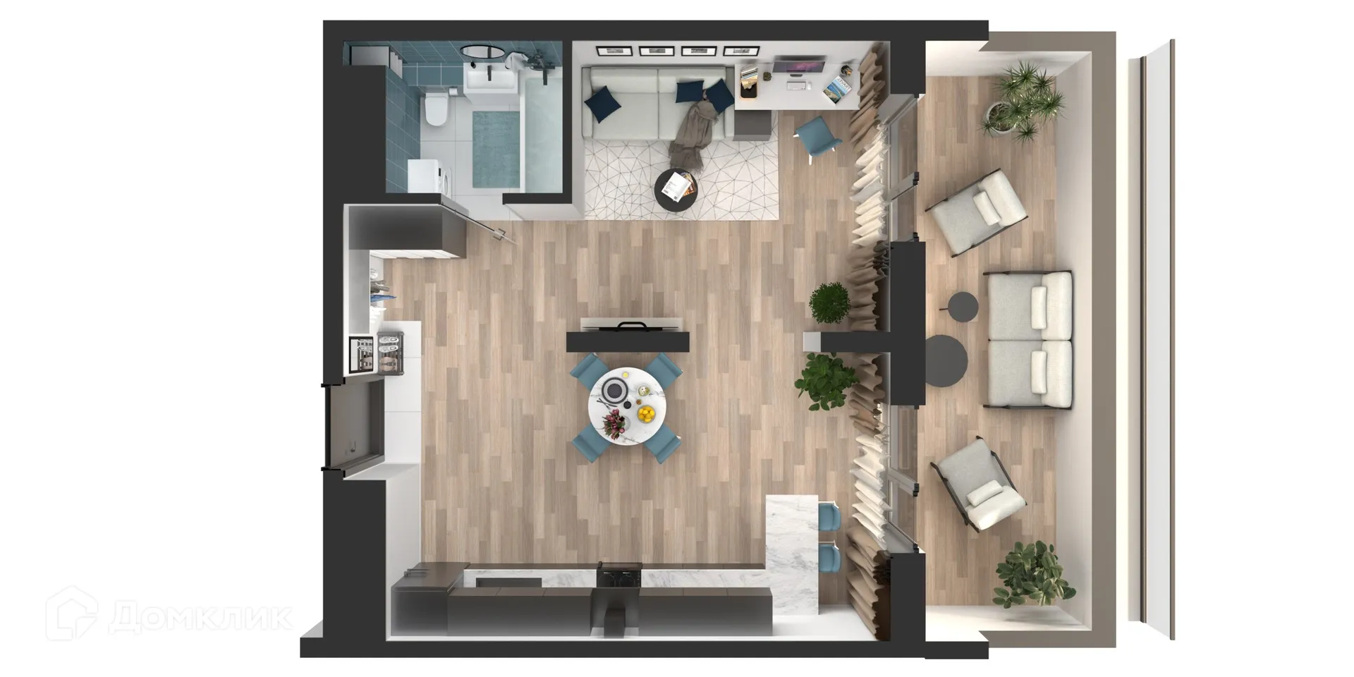 Фото квартиры в ЖК Мой Ритм