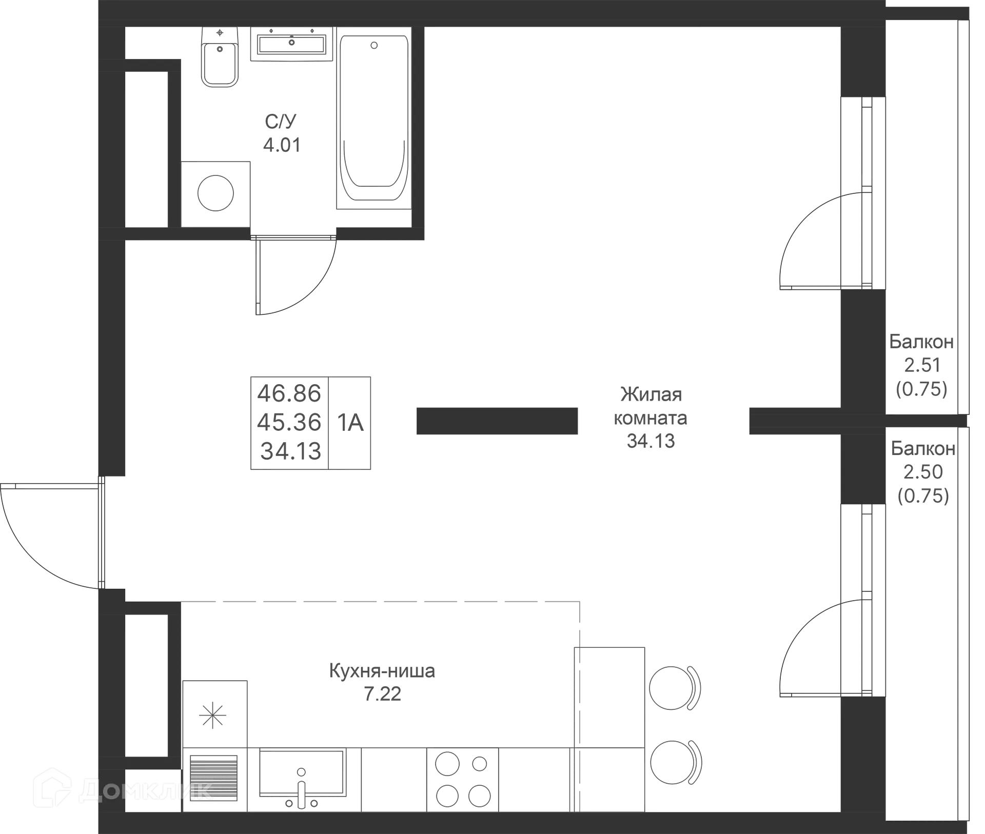 Фото квартиры в ЖК Мой Ритм