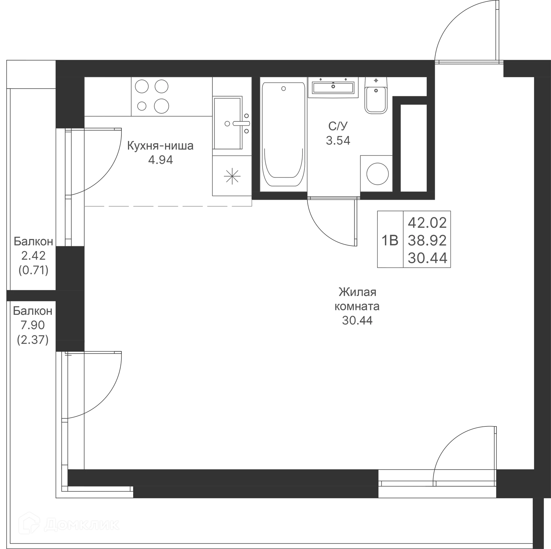 Фото квартиры в ЖК Мой Ритм