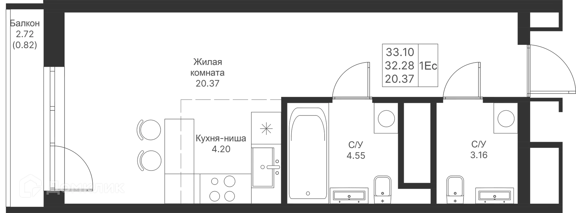 Фото квартиры в ЖК Мой Ритм