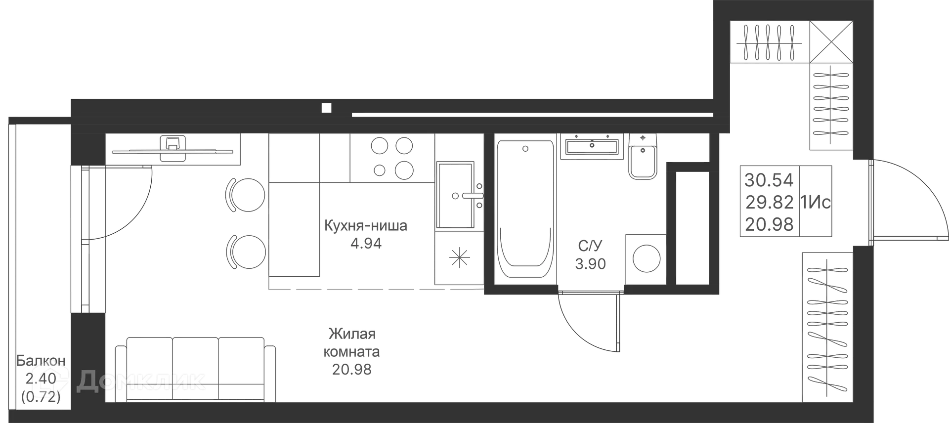 Фото квартиры в ЖК Мой Ритм