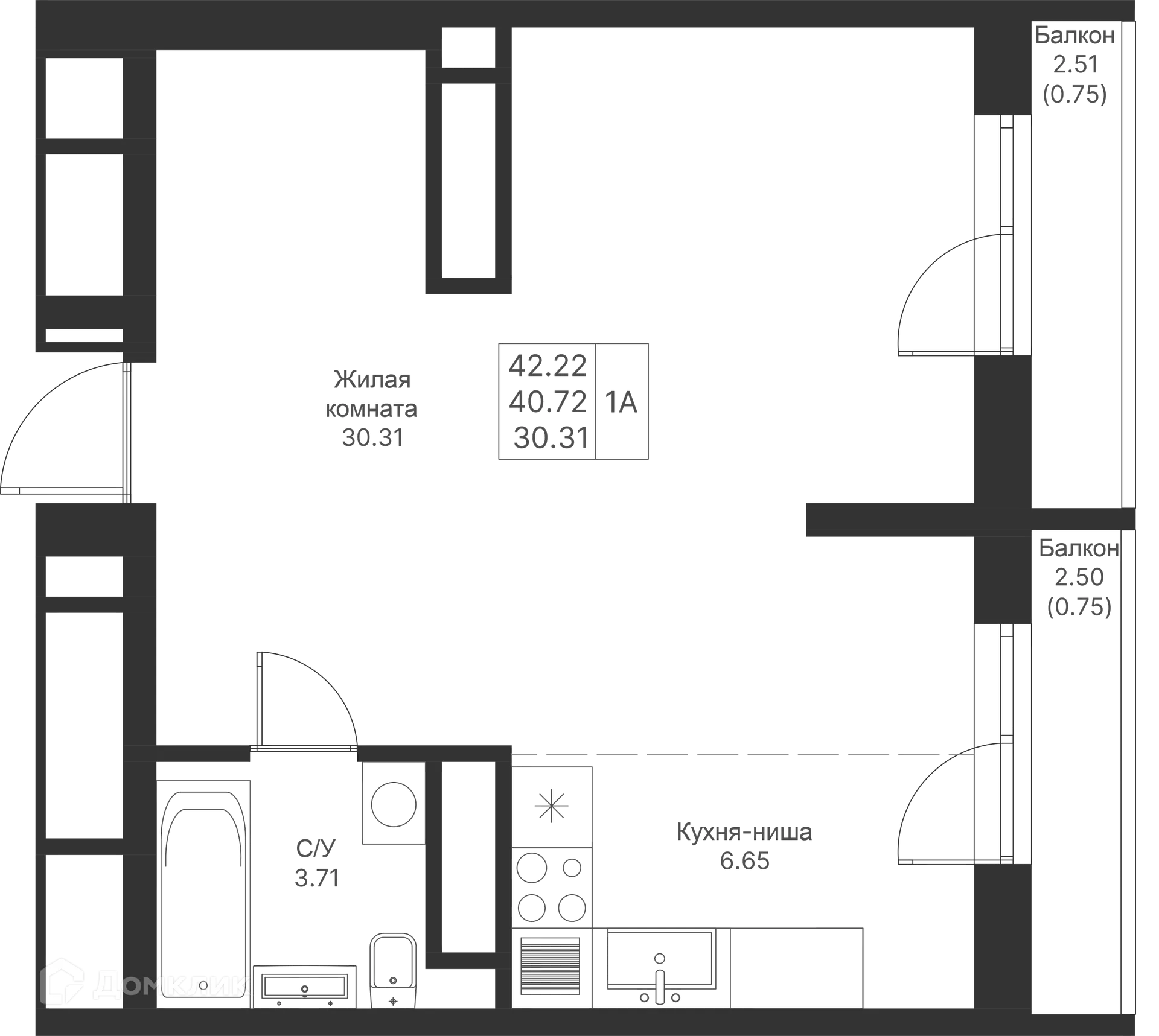 Фото квартиры в ЖК Мой Ритм