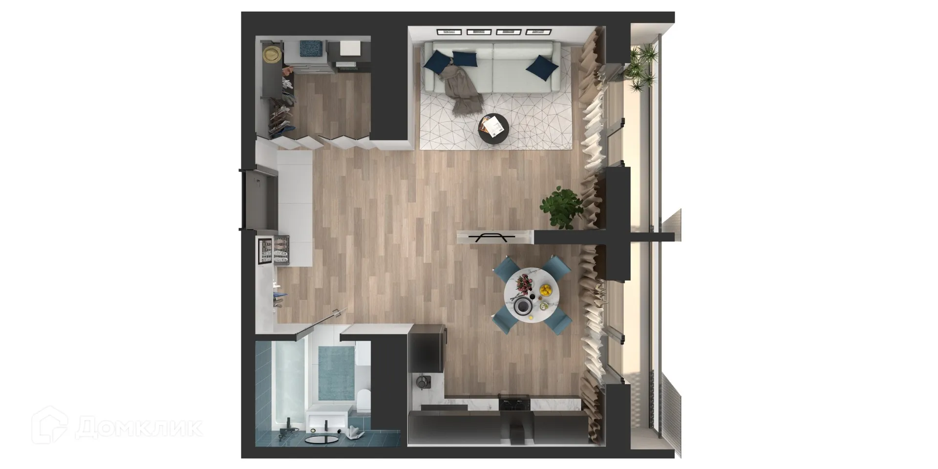 Фото квартиры в ЖК Мой Ритм