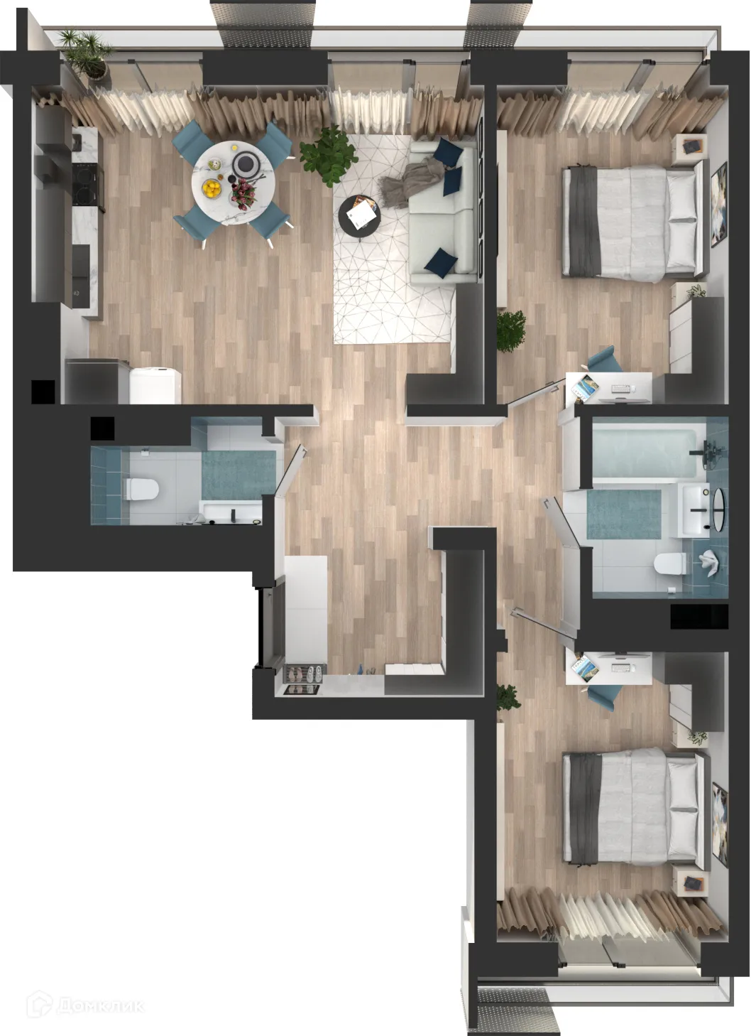 Фото квартиры в ЖК Мой Ритм