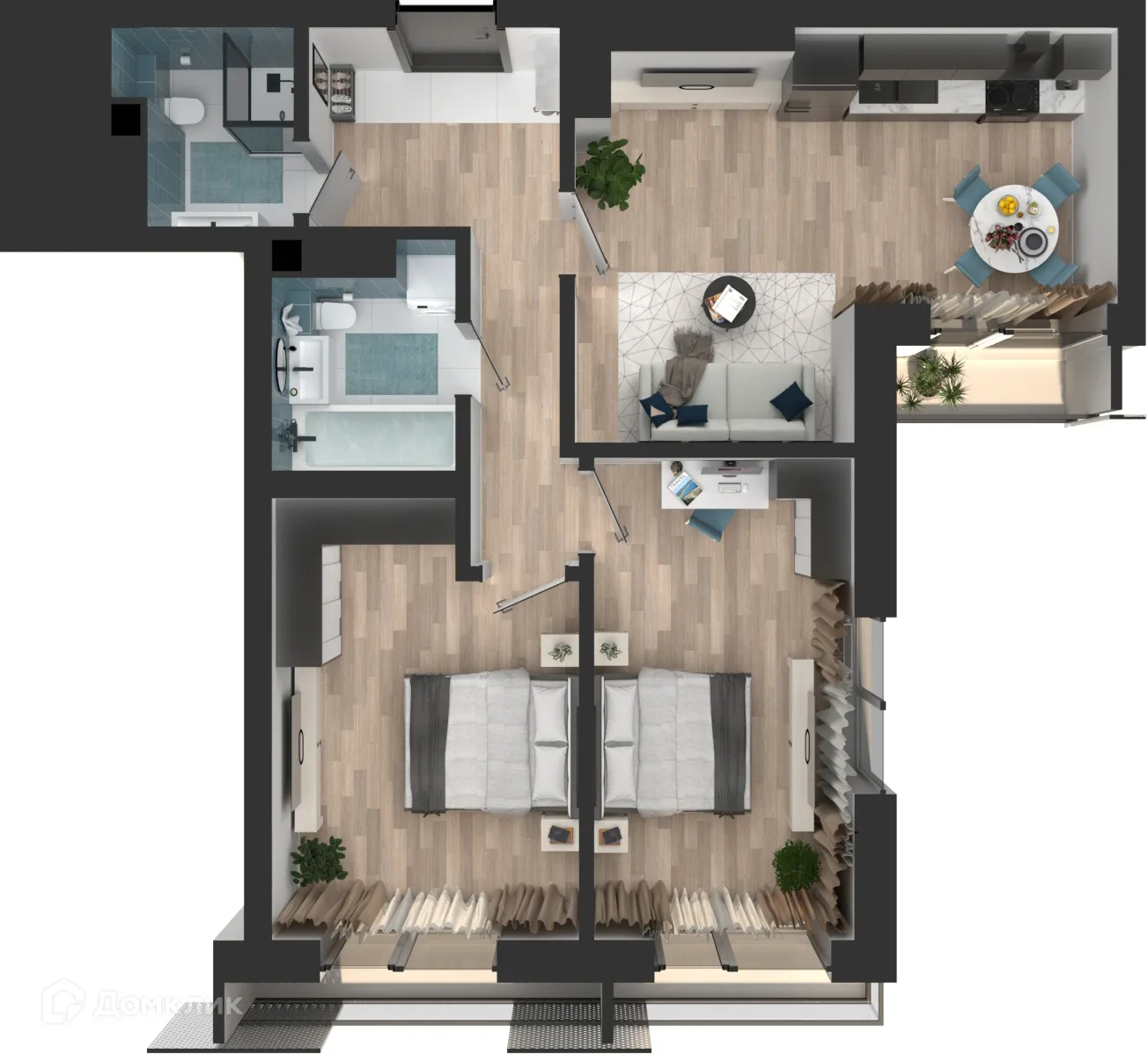 Фото квартиры в ЖК Мой Ритм