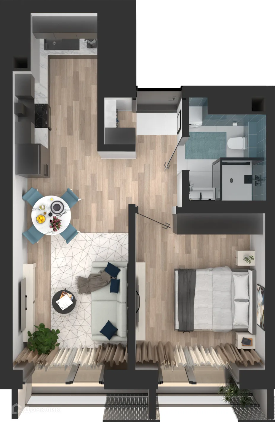 Фото квартиры в ЖК Мой Ритм