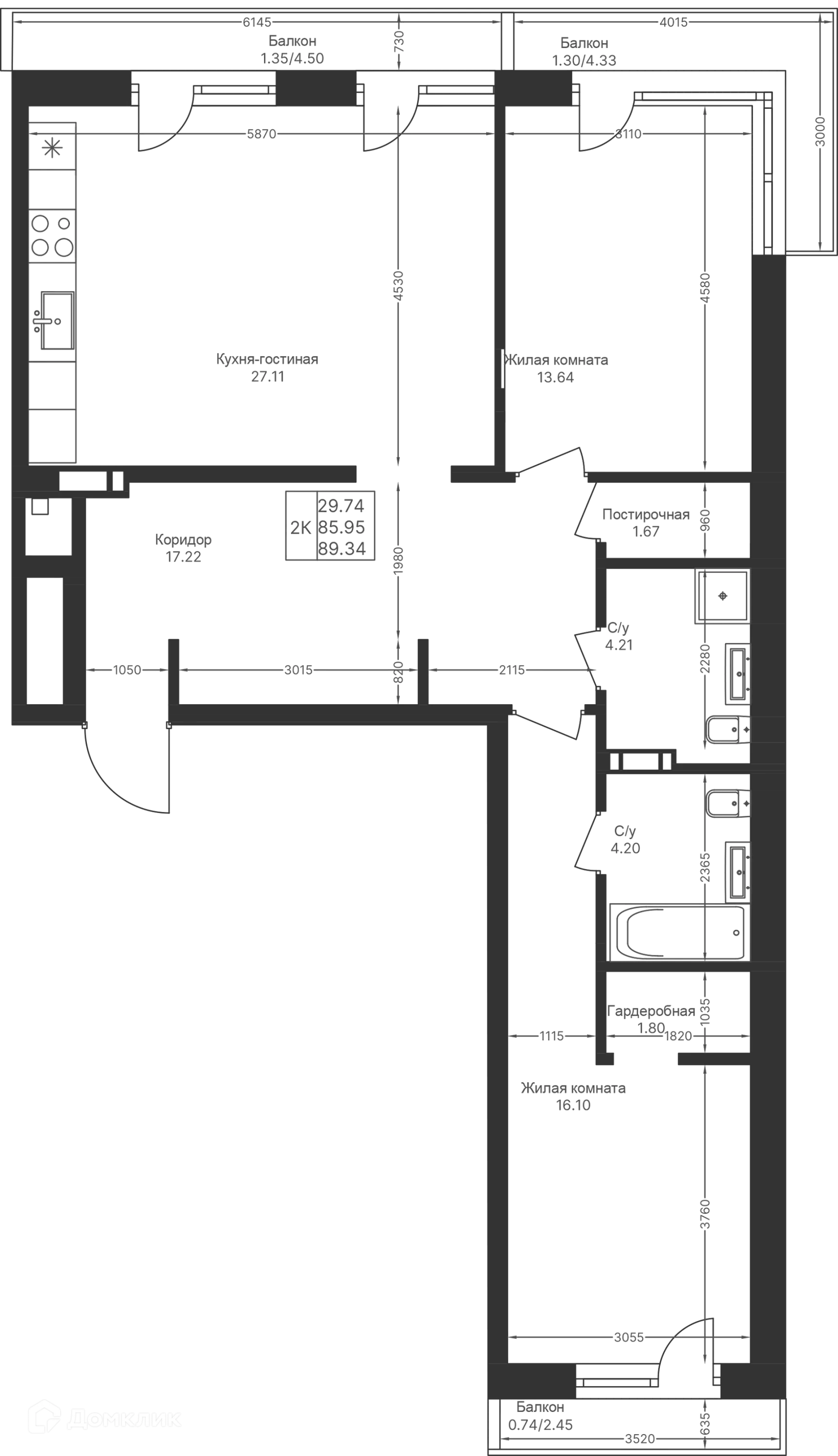 Фото квартиры в ЖК Мой Ритм