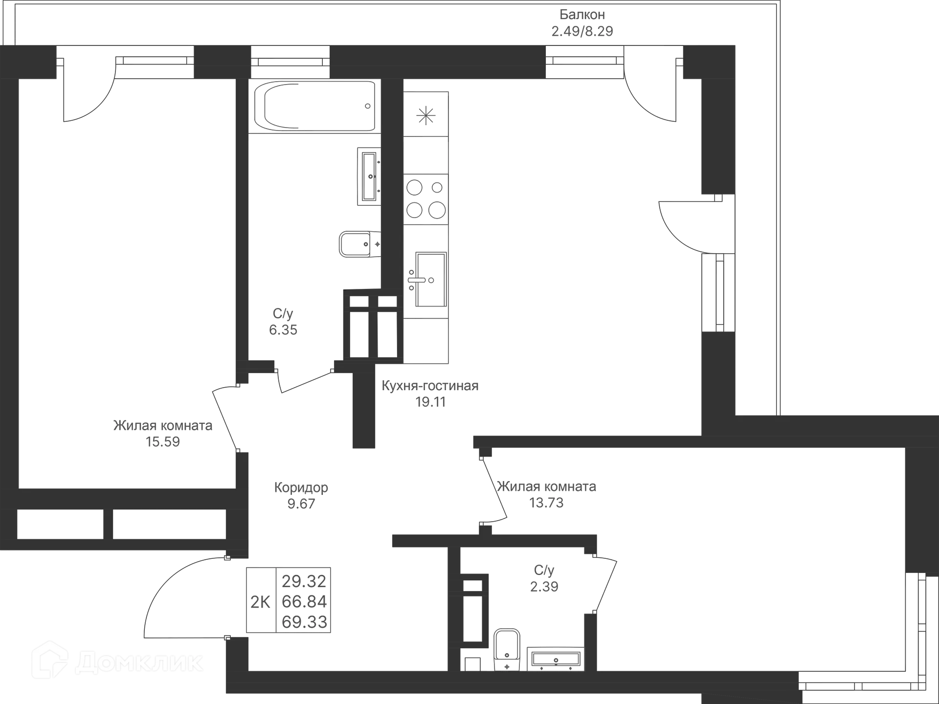 Фото квартиры в ЖК Мой Ритм