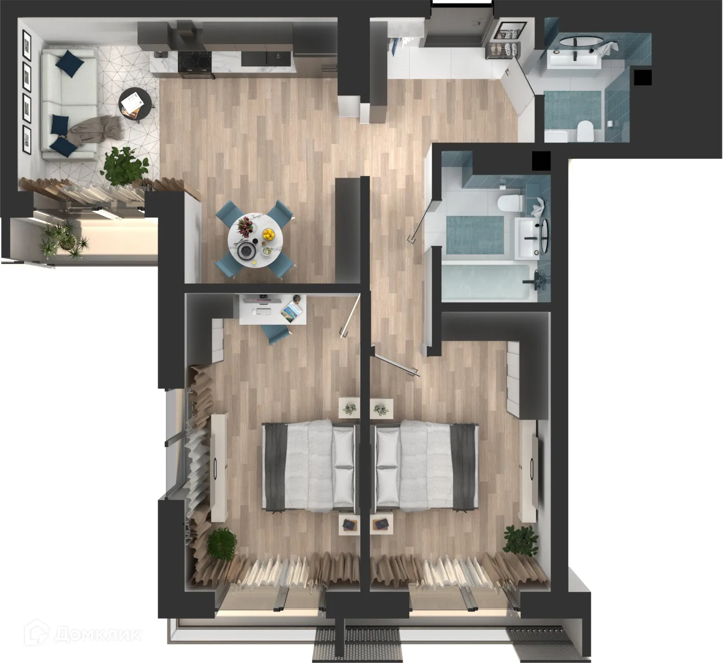 Фото квартиры в ЖК Мой Ритм