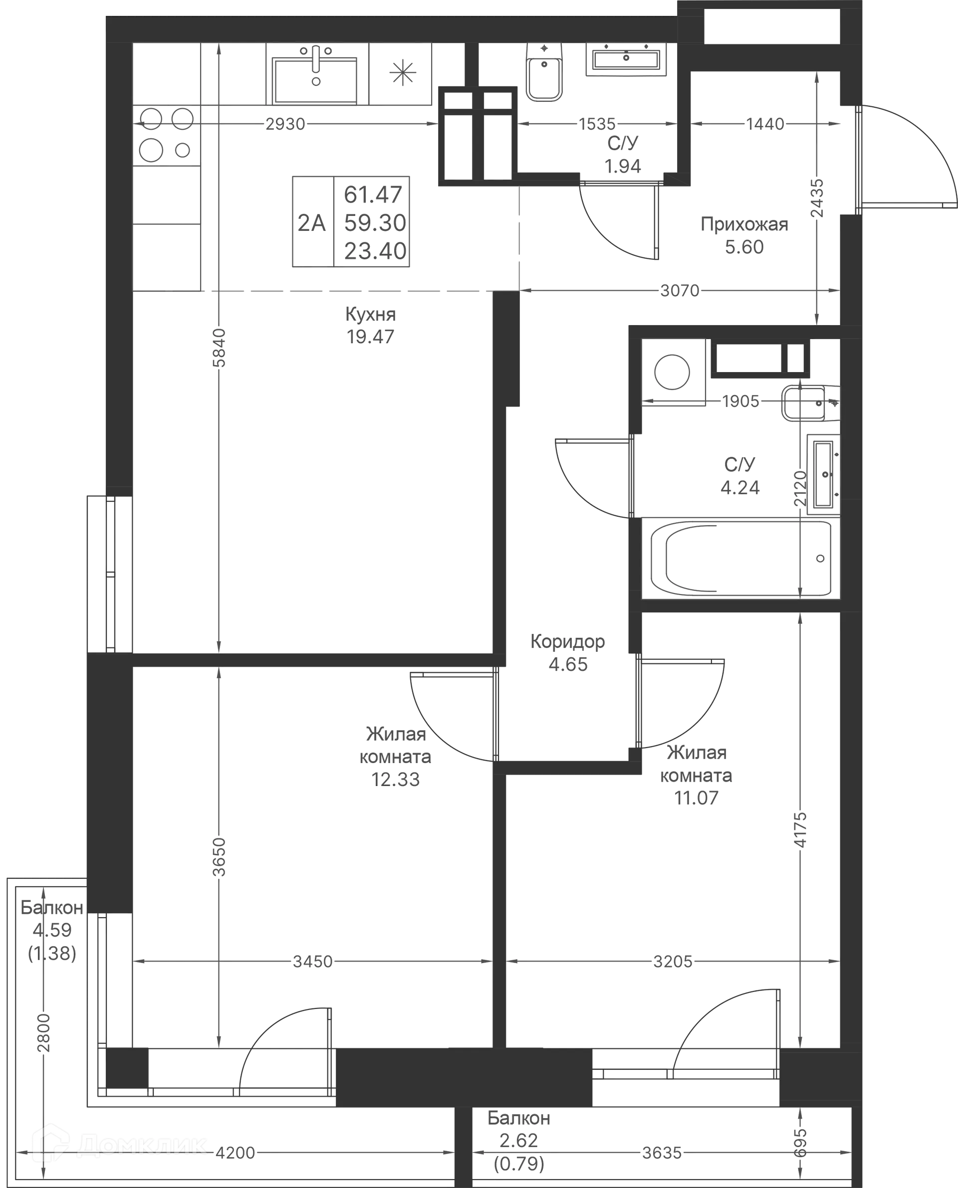 Фото квартиры в ЖК Мой Ритм