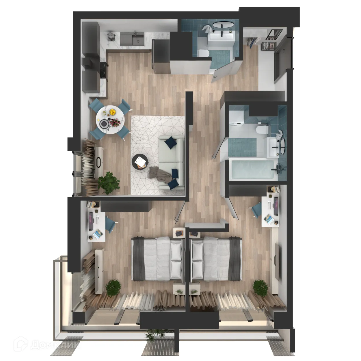 Фото квартиры в ЖК Мой Ритм