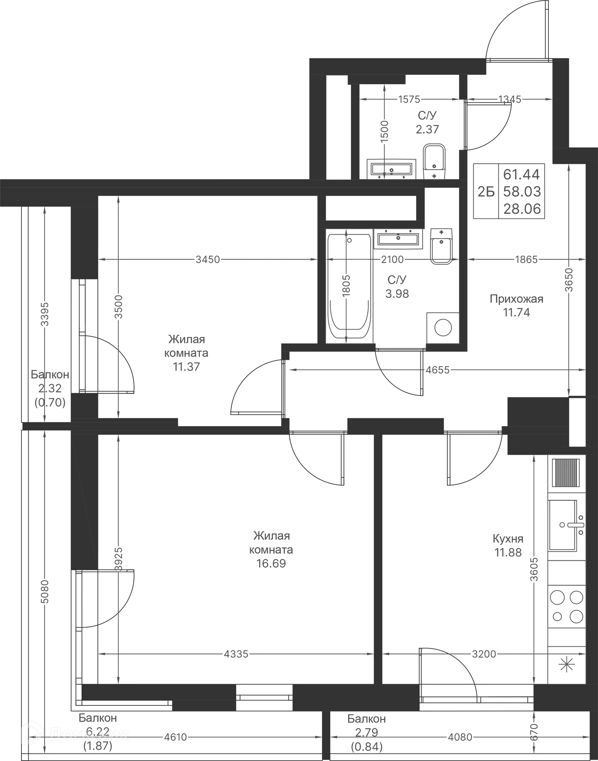 Фото квартиры в ЖК Мой Ритм