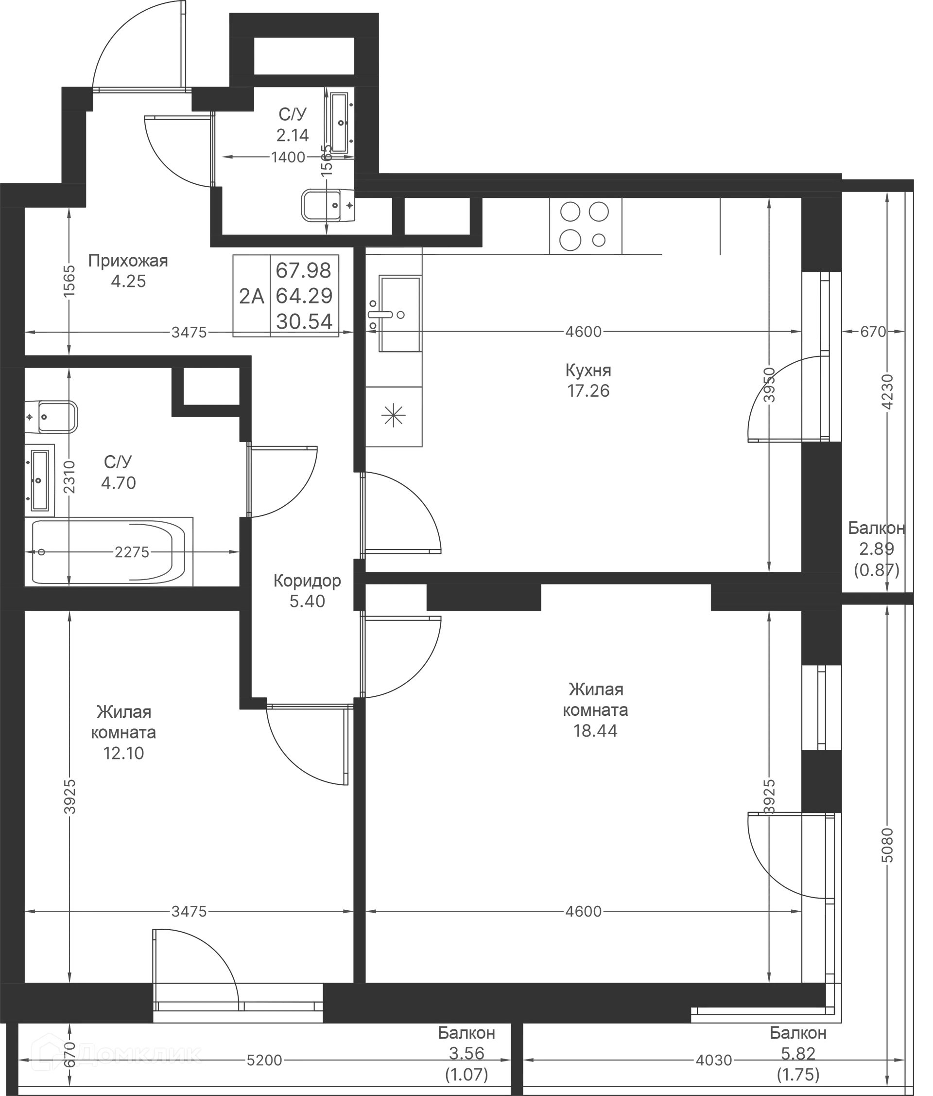 Фото квартиры в ЖК Мой Ритм