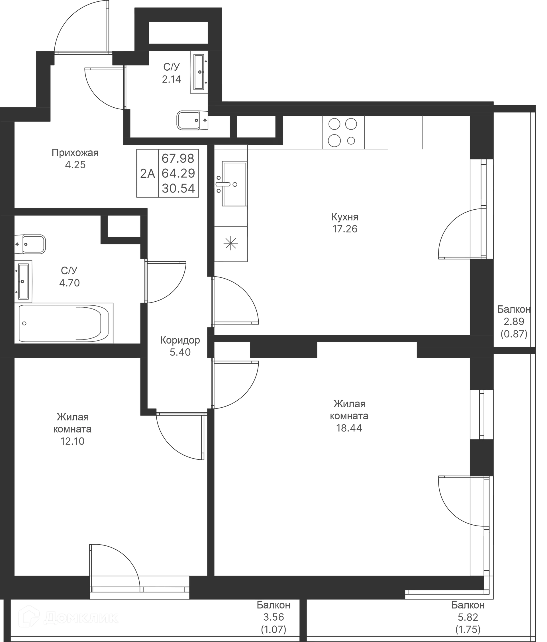 Фото квартиры в ЖК Мой Ритм