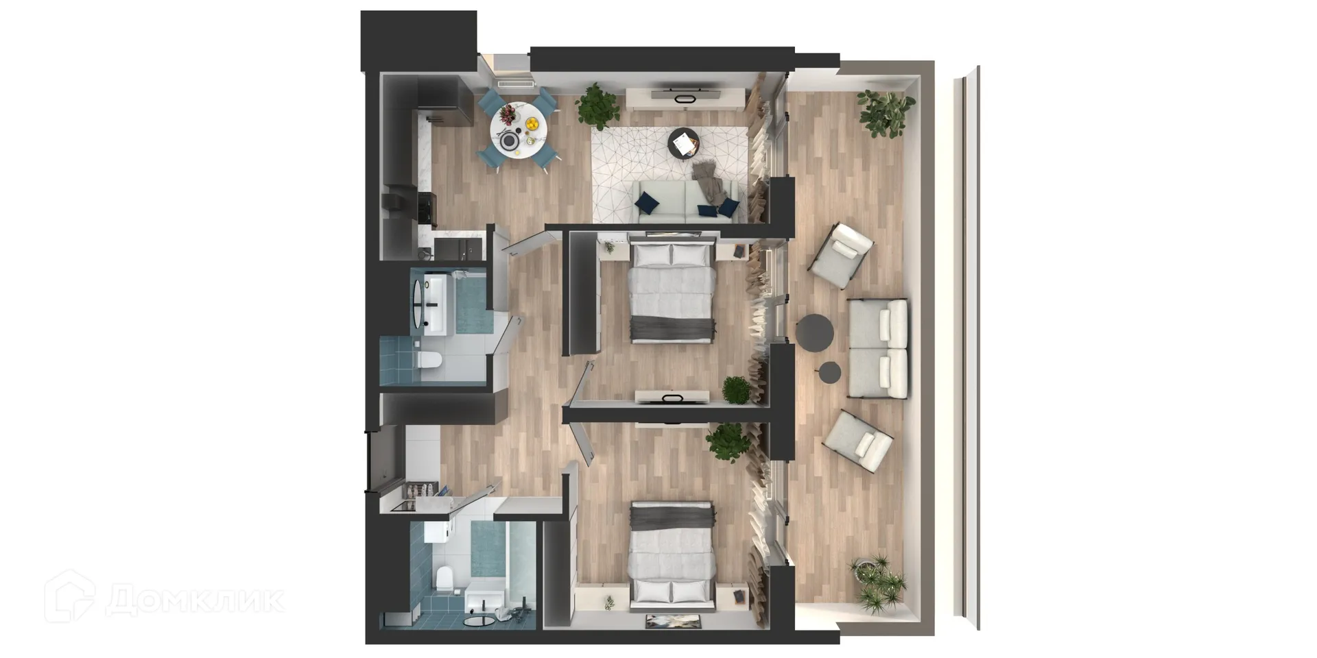 Фото квартиры в ЖК Мой Ритм