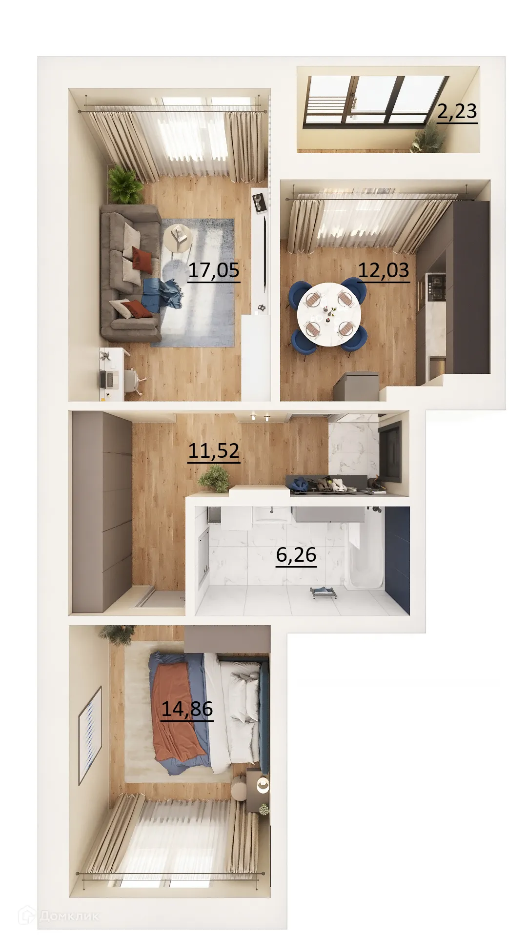 Фото квартиры в ЖК Мой Ритм