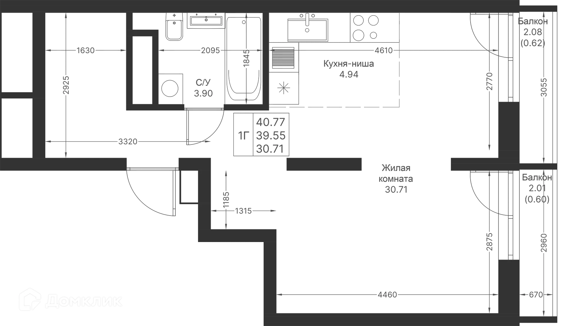 Фото квартиры в ЖК Мой Ритм