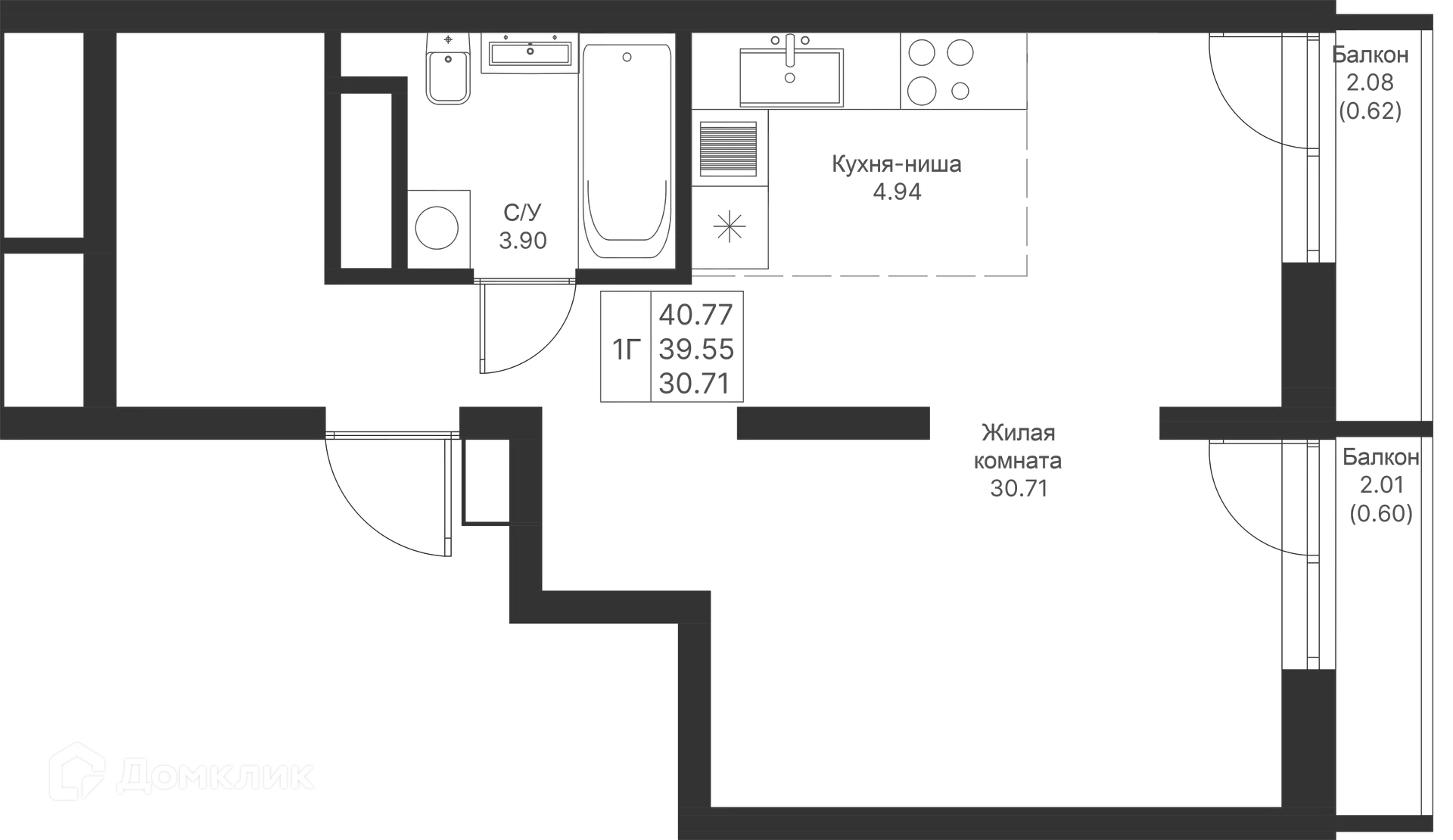 Фото квартиры в ЖК Мой Ритм