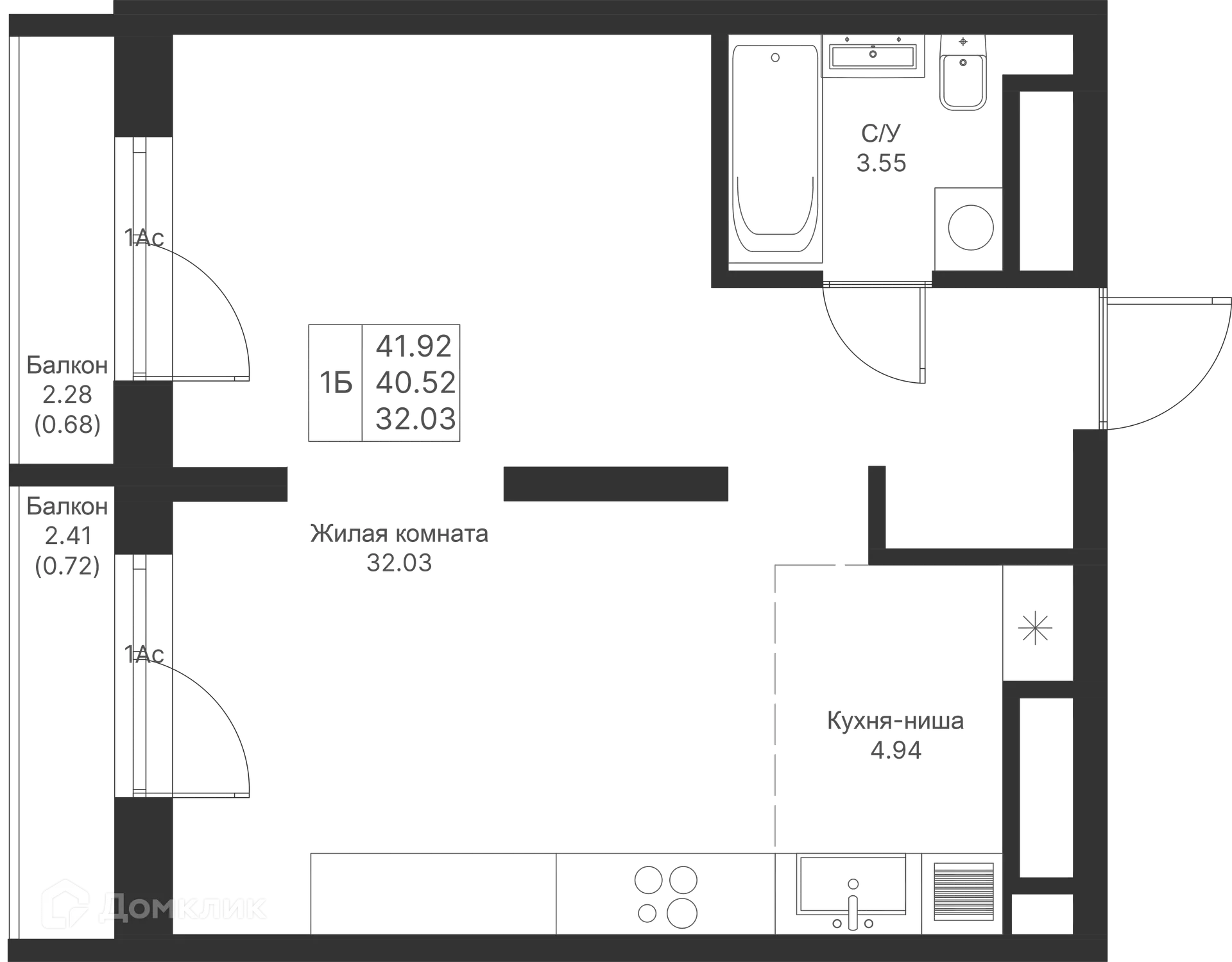 Фото квартиры в ЖК Мой Ритм