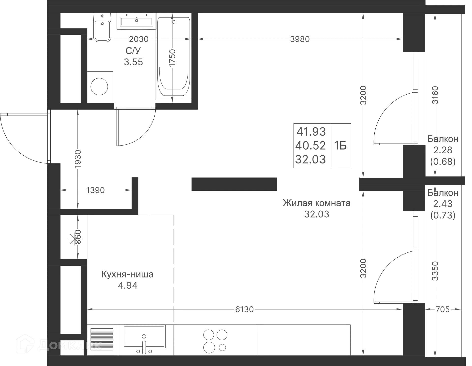 Фото квартиры в ЖК Мой Ритм
