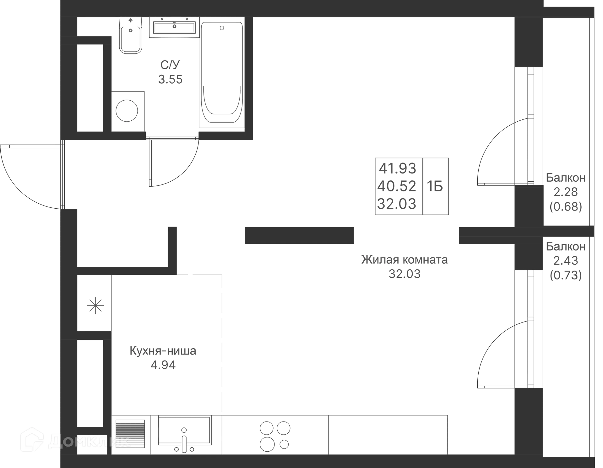 Фото квартиры в ЖК Мой Ритм