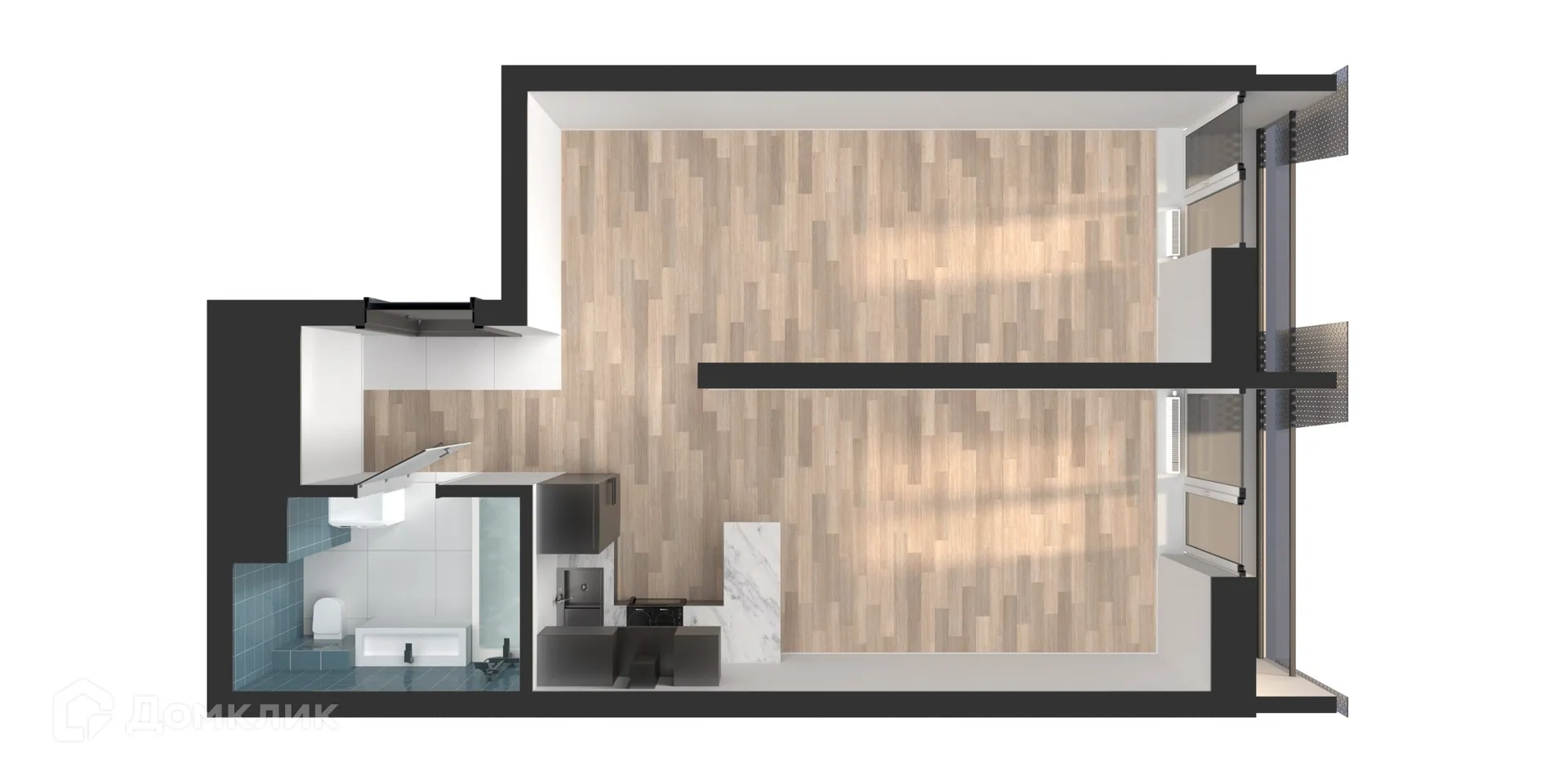 Фото квартиры в ЖК Мой Ритм