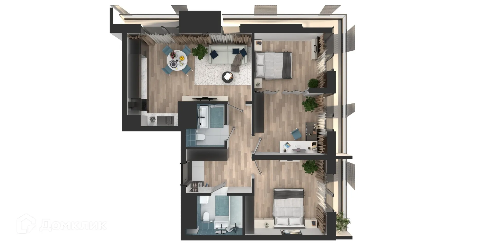 Фото квартиры в ЖК Мой Ритм