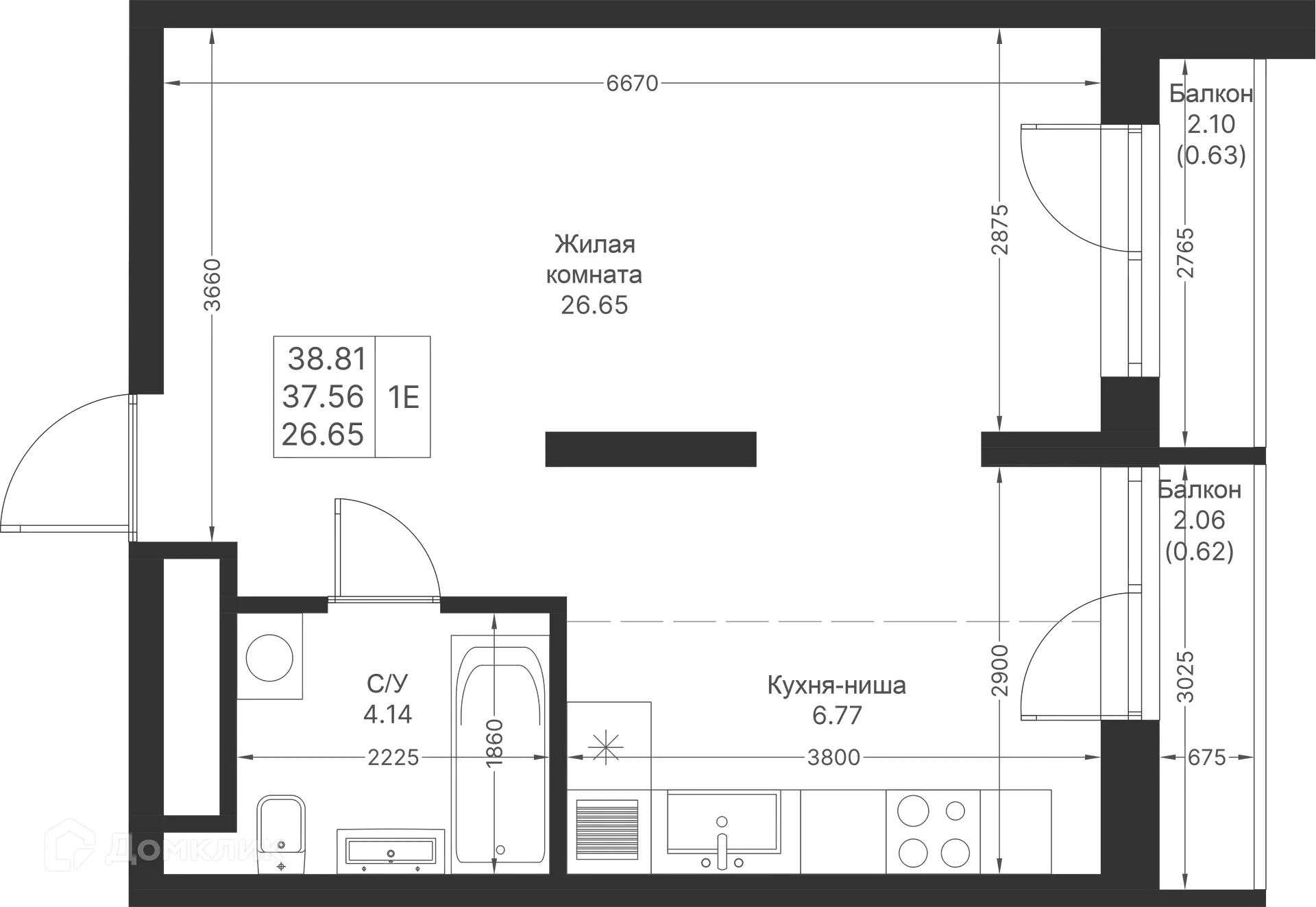 Фото квартиры в ЖК Мой Ритм