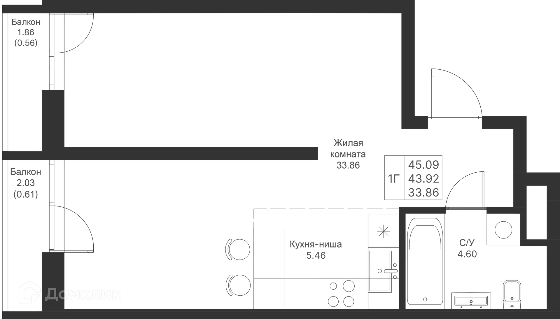 Фото квартиры в ЖК Мой Ритм