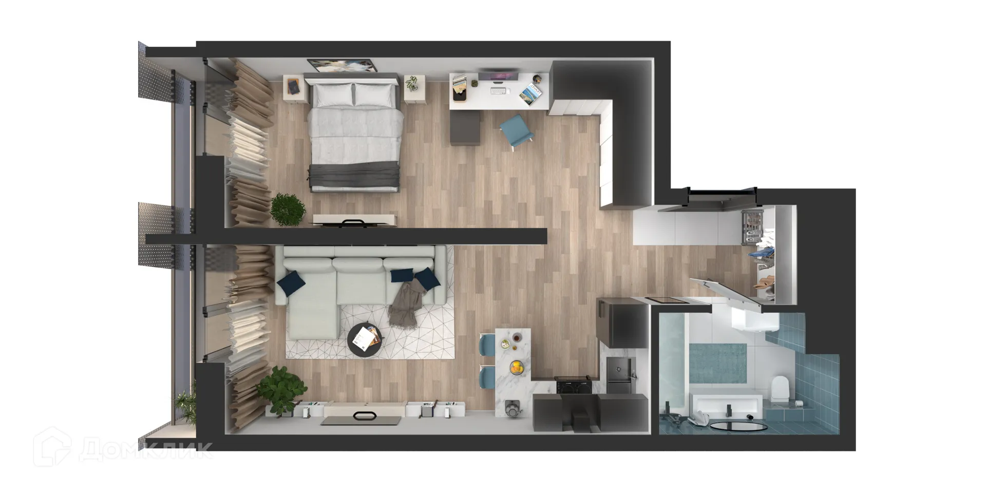 Фото квартиры в ЖК Мой Ритм