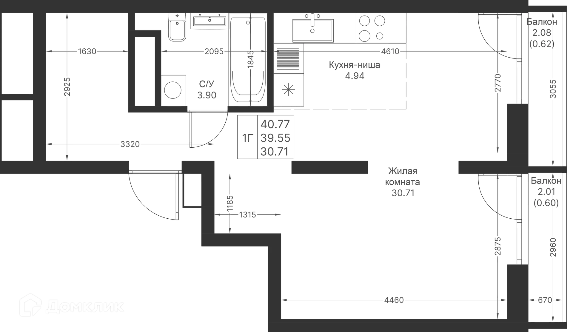 Фото квартиры в ЖК Мой Ритм