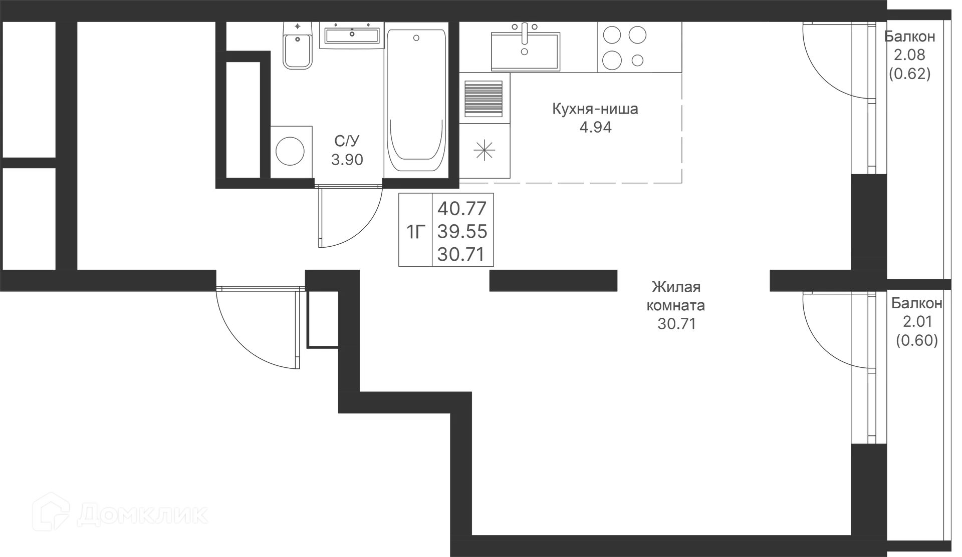 Фото квартиры в ЖК Мой Ритм