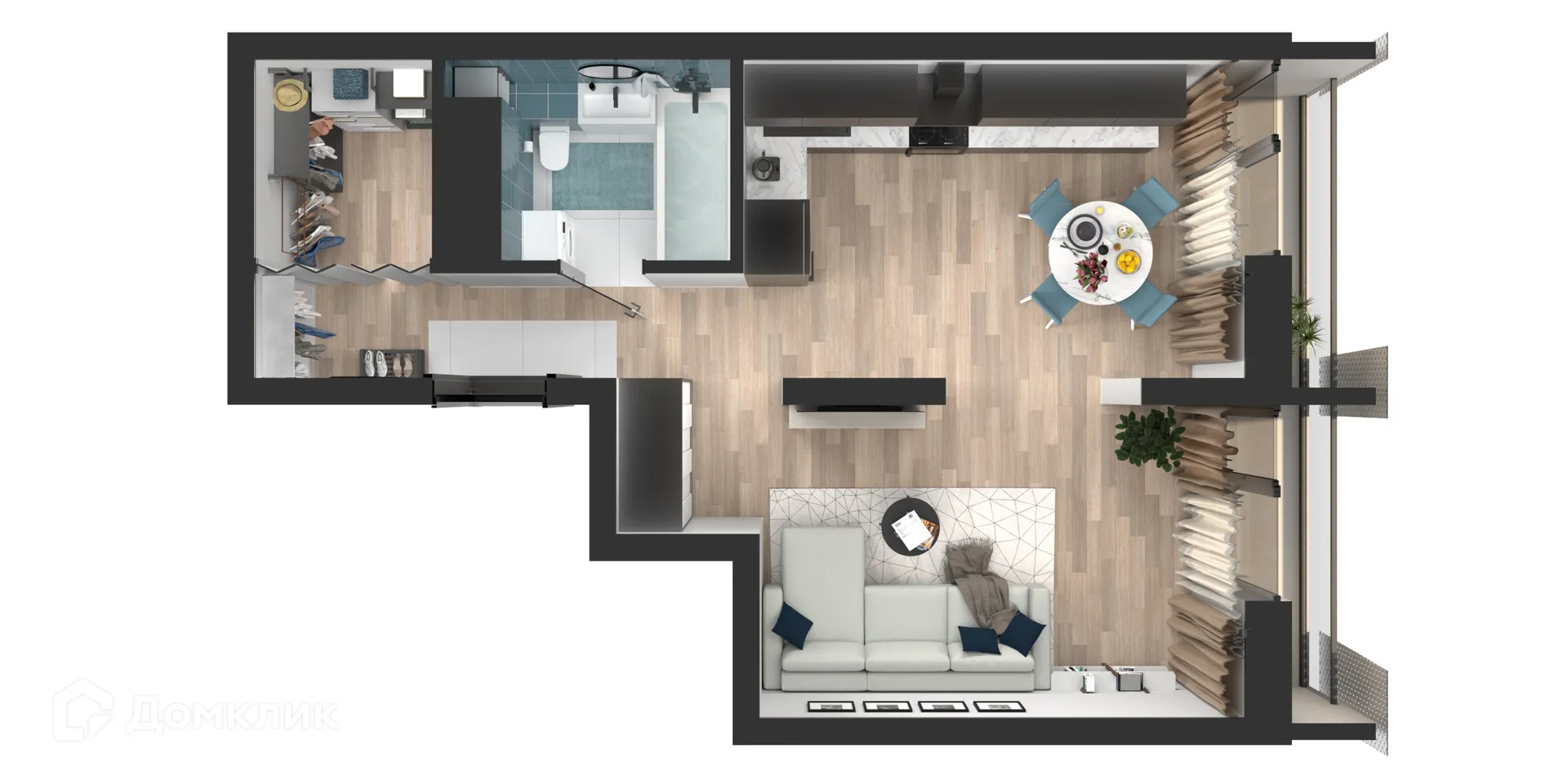 Фото квартиры в ЖК Мой Ритм