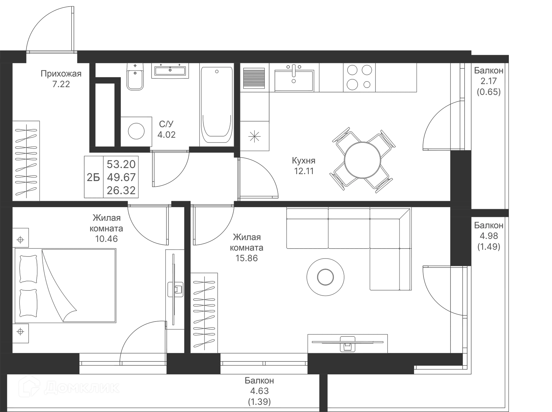 Фото квартиры в ЖК Мой Ритм