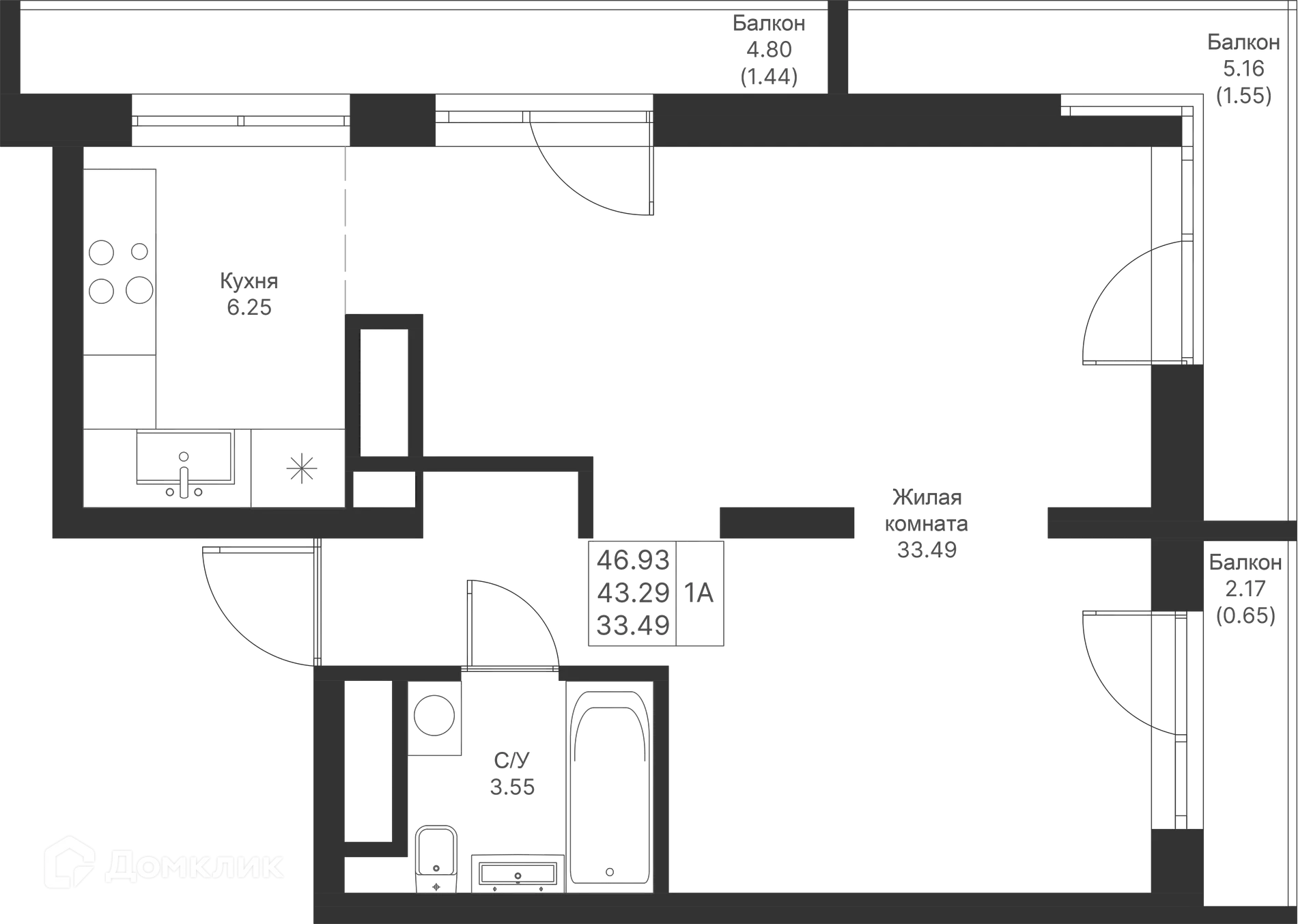 Фото квартиры в ЖК Мой Ритм